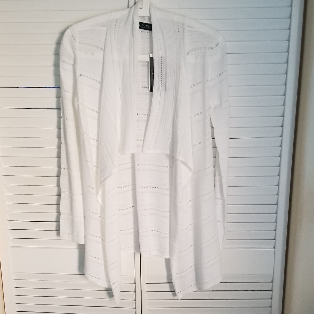 Lauren Ralph Lauren Open Front Cardigan